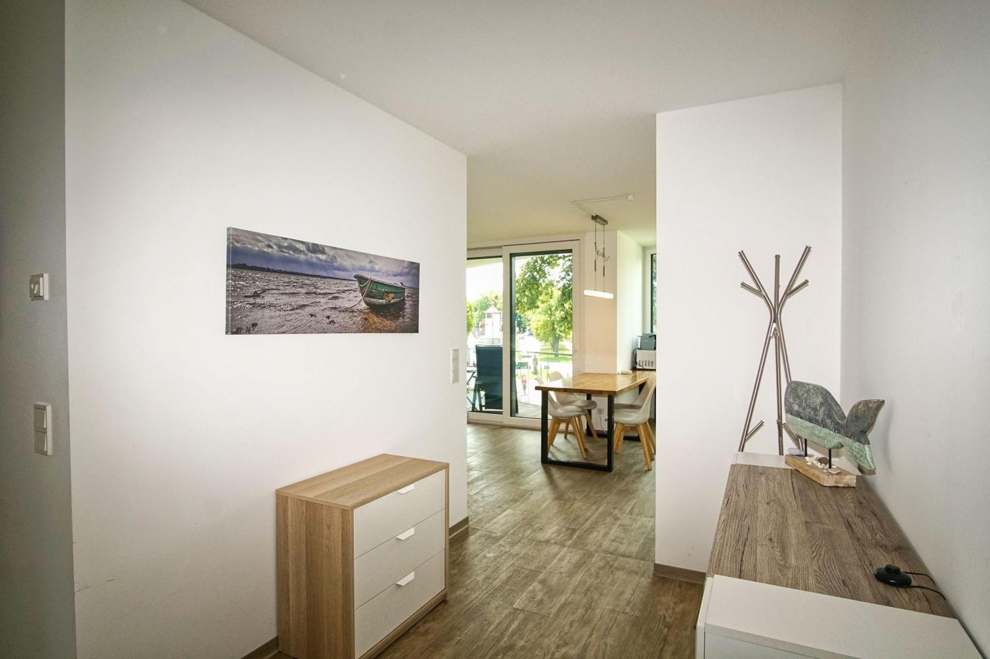 Haus Hafenkieker Fewo 08 - Balkon, Hafenblick Putbus Buitenkant foto